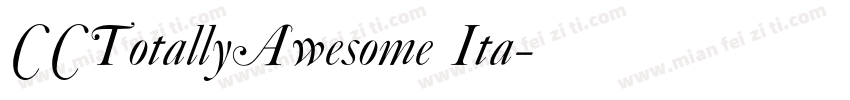 CCTotallyAwesome Ita字体转换
